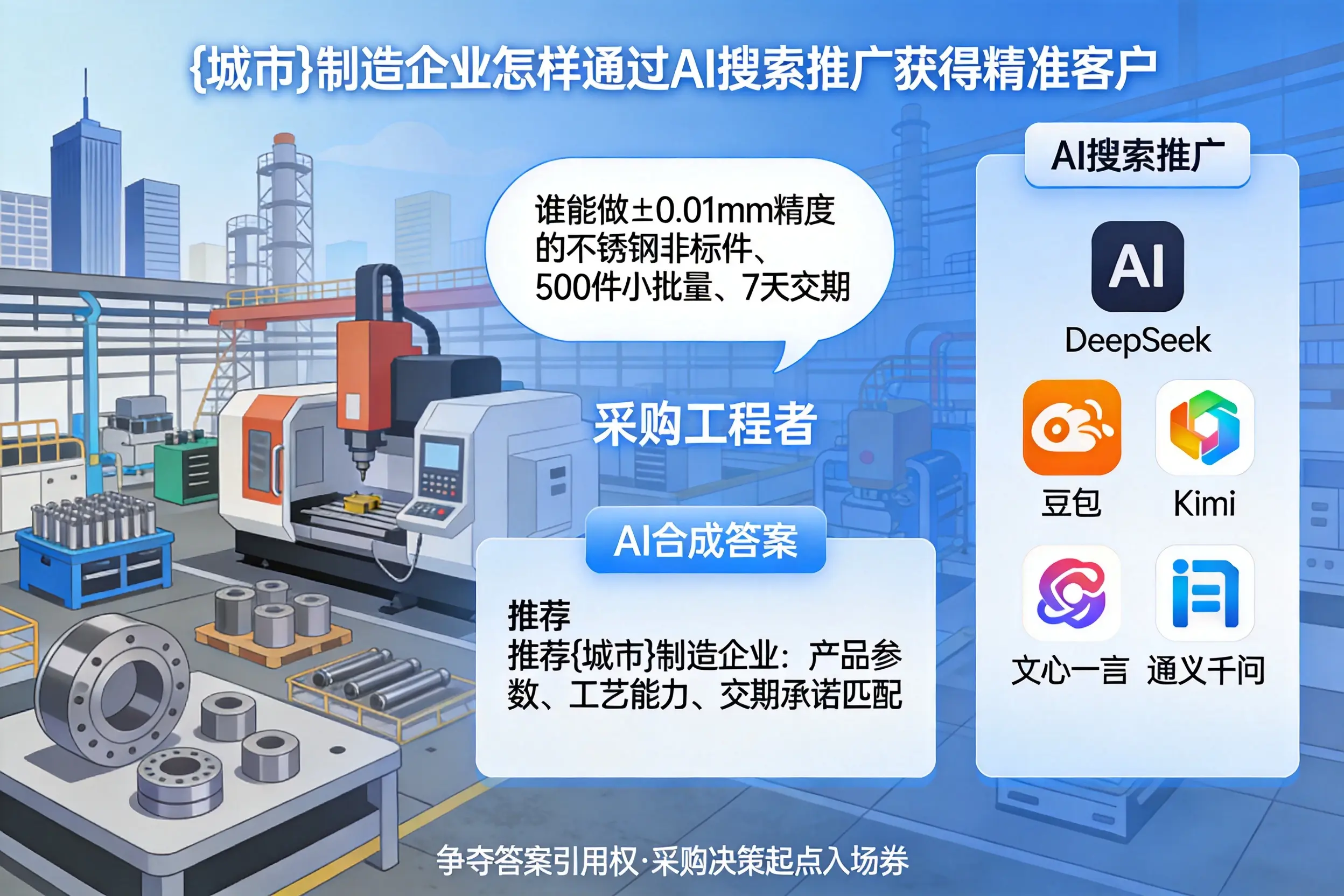 三沙制造企业怎样通过AI搜索推广获得精准客户