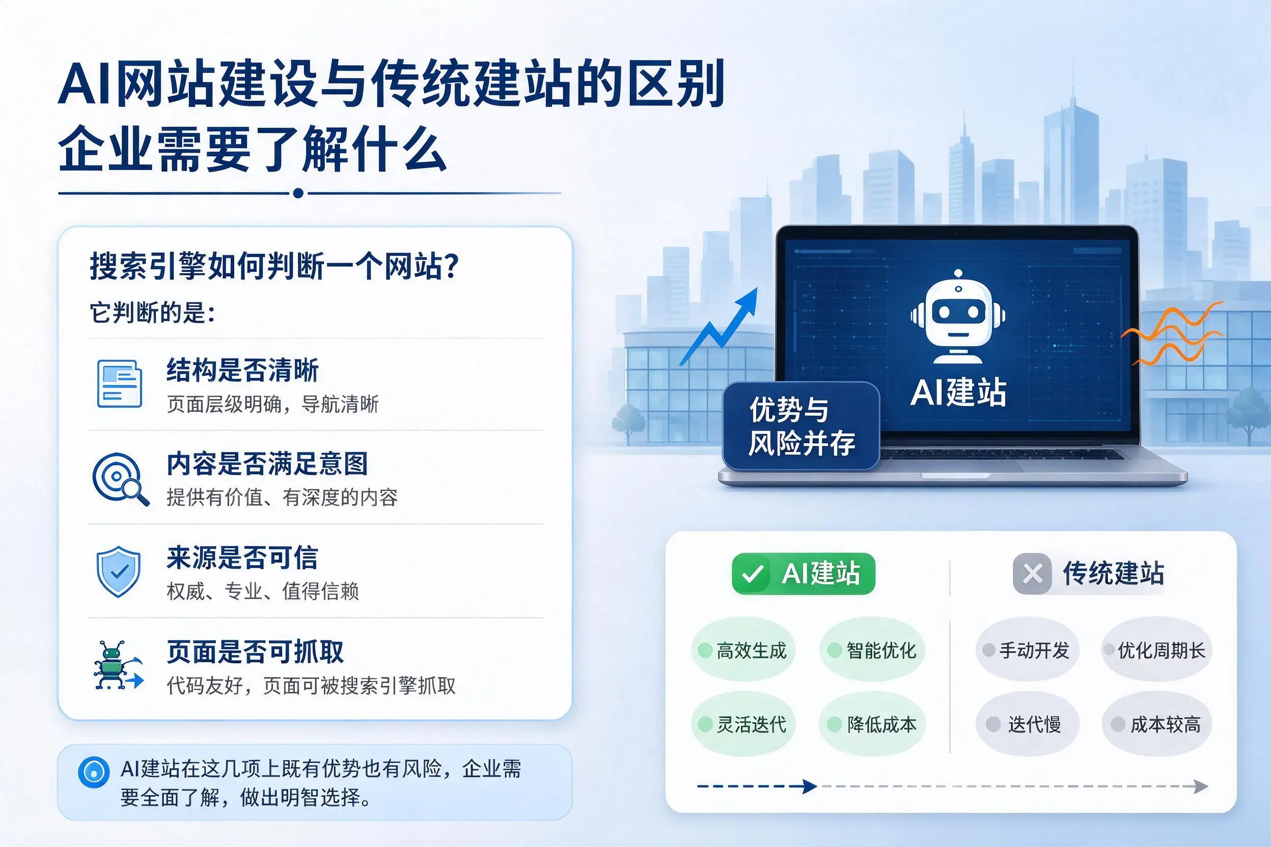 AI网站建设与传统建站的区别,三沙企业需要了解什么