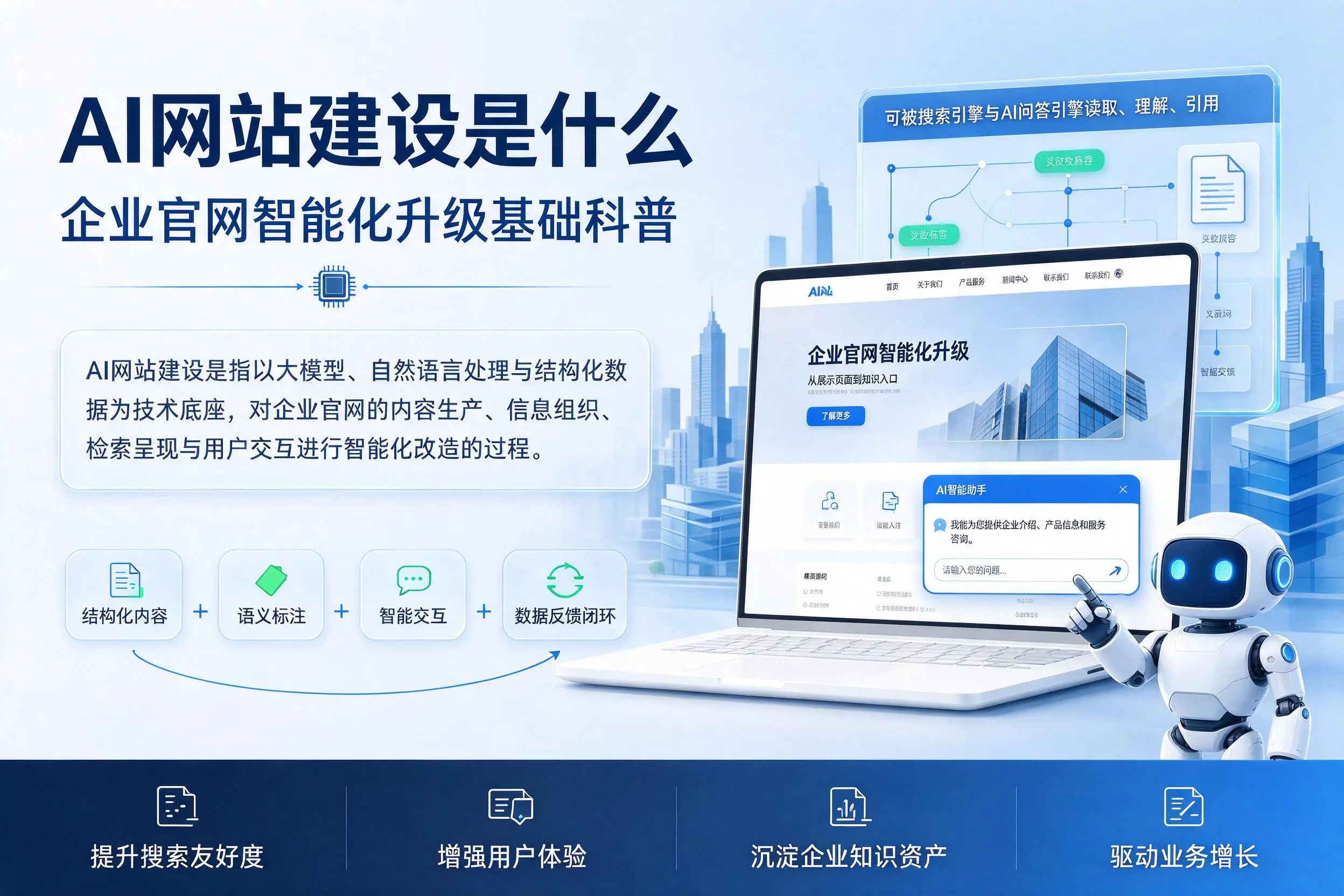 AI网站建设是什么：三沙企业官网智能化升级基础科普