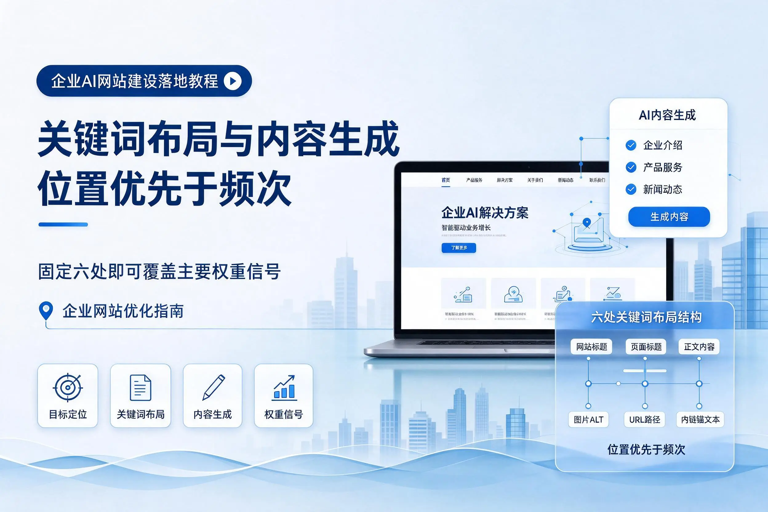 三沙企业AI网站建设落地教程:关键词布局与内容生成