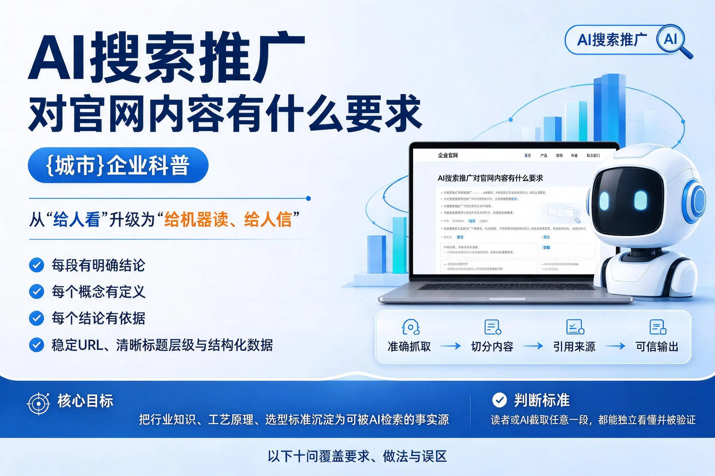 AI搜索推广对官网内容有什么要求，三沙企业科普
